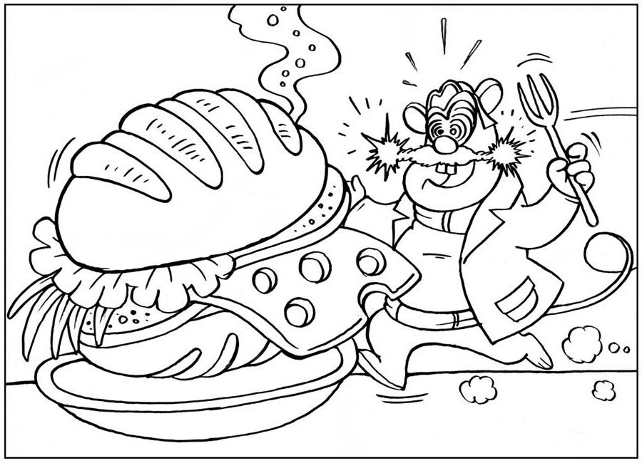 Рокфор и огромный сендвич