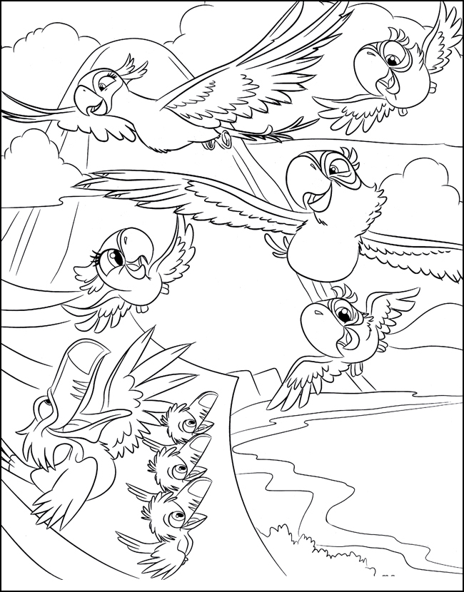 Полет попугаев