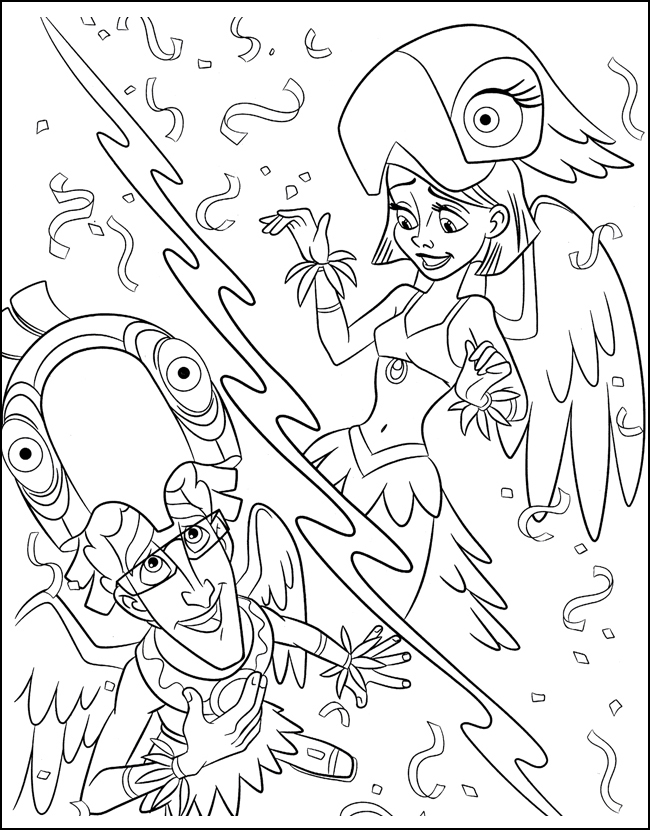 Линда и Тулио в костюмах ар