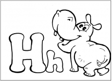 Английская буква H