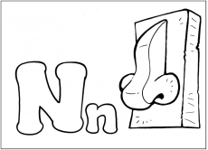 Английская буква N